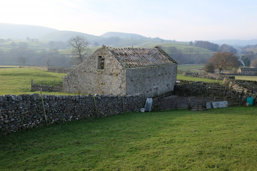 Stunning Yorkshire Dales fellside barn