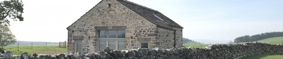 Recently completed National Park roadside barn conversion