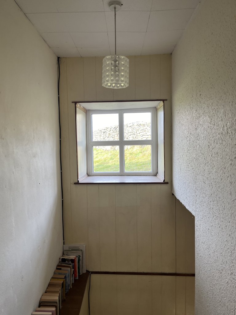 Before lime plaster application.