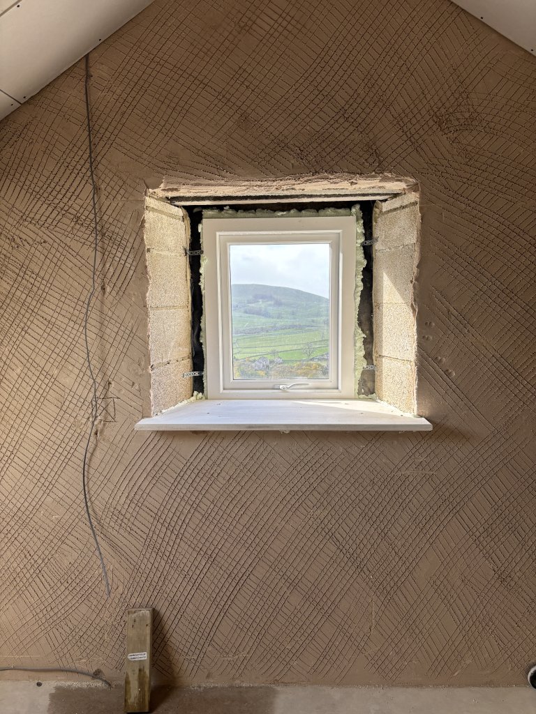 application of lime plaster