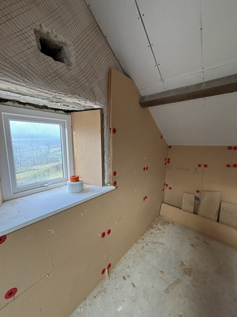 application of rigid wood-fibre insulation boards